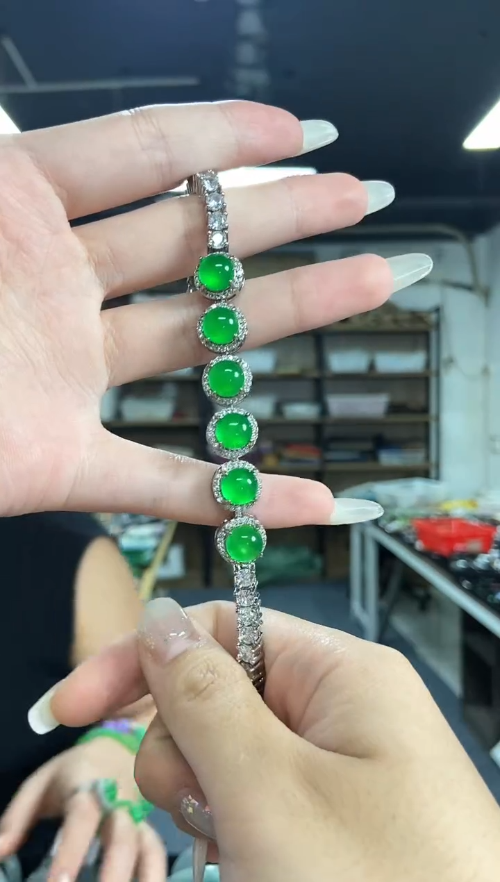 未镶嵌手链翡翠闪购链接多样性发其一颜色微差