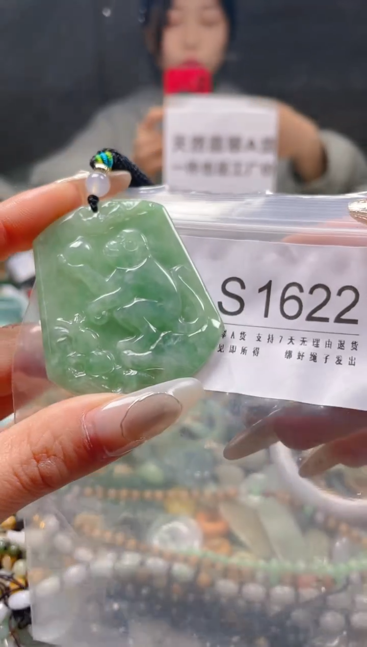 【闪购商品】翡翠颈饰未镶嵌/S/翡翠A货一图一物