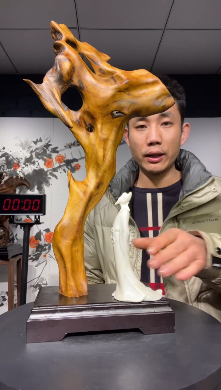 【闪购商品】金丝楠木雕金丝楠木工艺品摆件