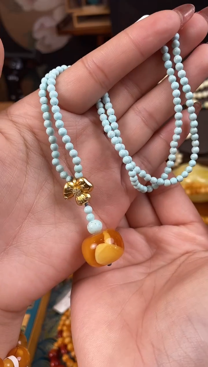 【闪购商品】蜜蜡颈饰未镶嵌QF0516 琥珀蜜蜡