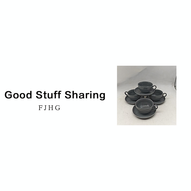 8418 4杯4碟（杯口径10，高5.5，碟口径14，高2）A140