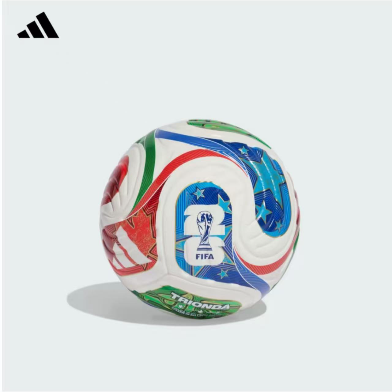 【丁偉傑专属】阿迪达斯官方三重浪26年FIFA世界杯迷你收藏球JD8034
