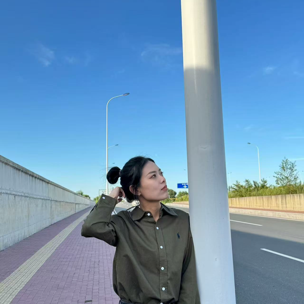 动物刺绣常规不褪色秋季防晒衬衫上衣翻领老钱风长袖