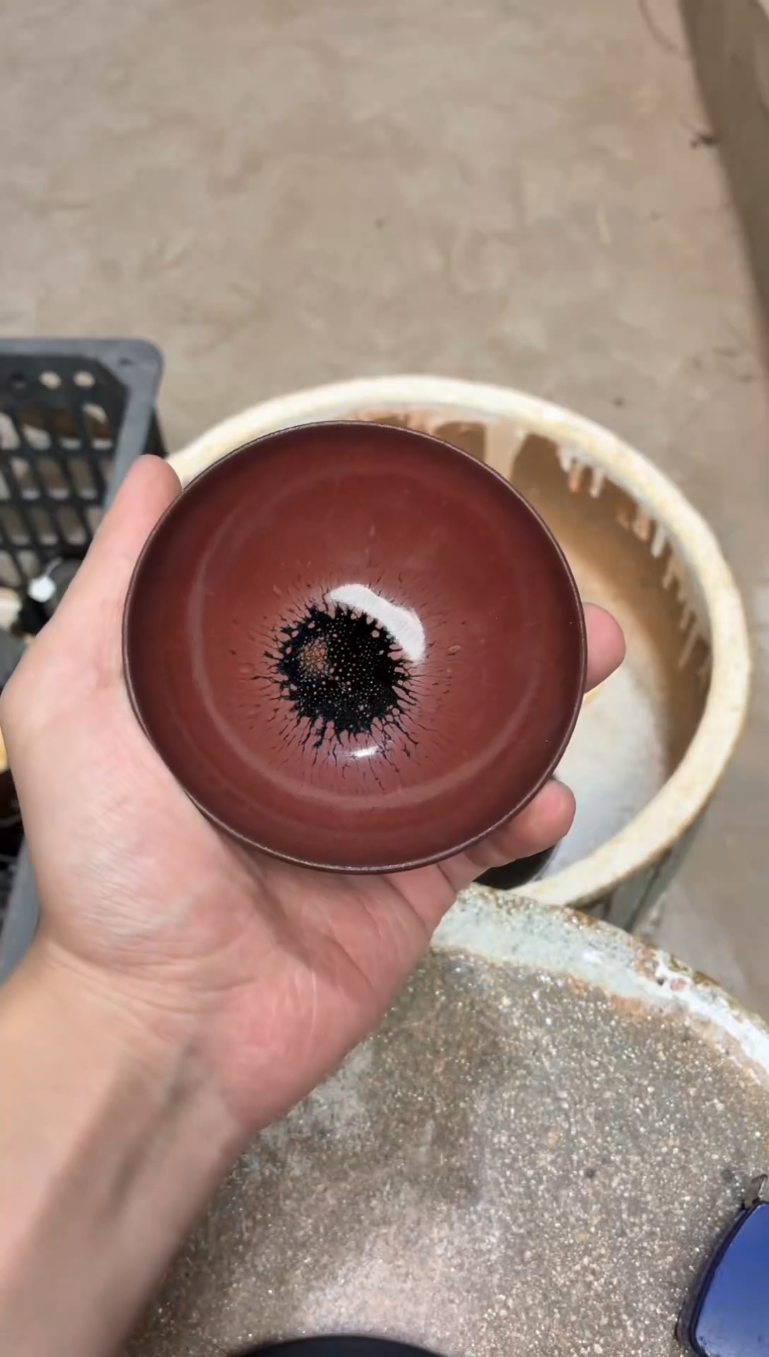 茶盏真柴烧建盏换点柴火