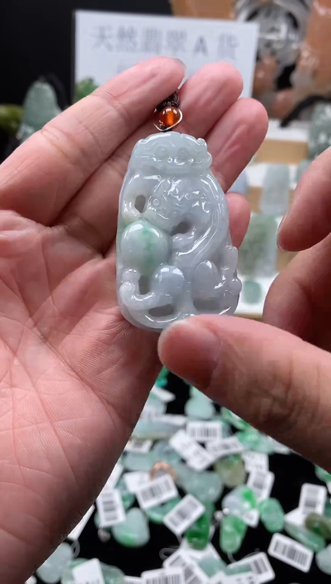 【闪购商品】翡翠颈饰未镶嵌114貔貅