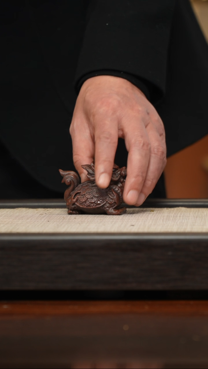 【闪购商品】紫砂茶壶紫泥龙龟