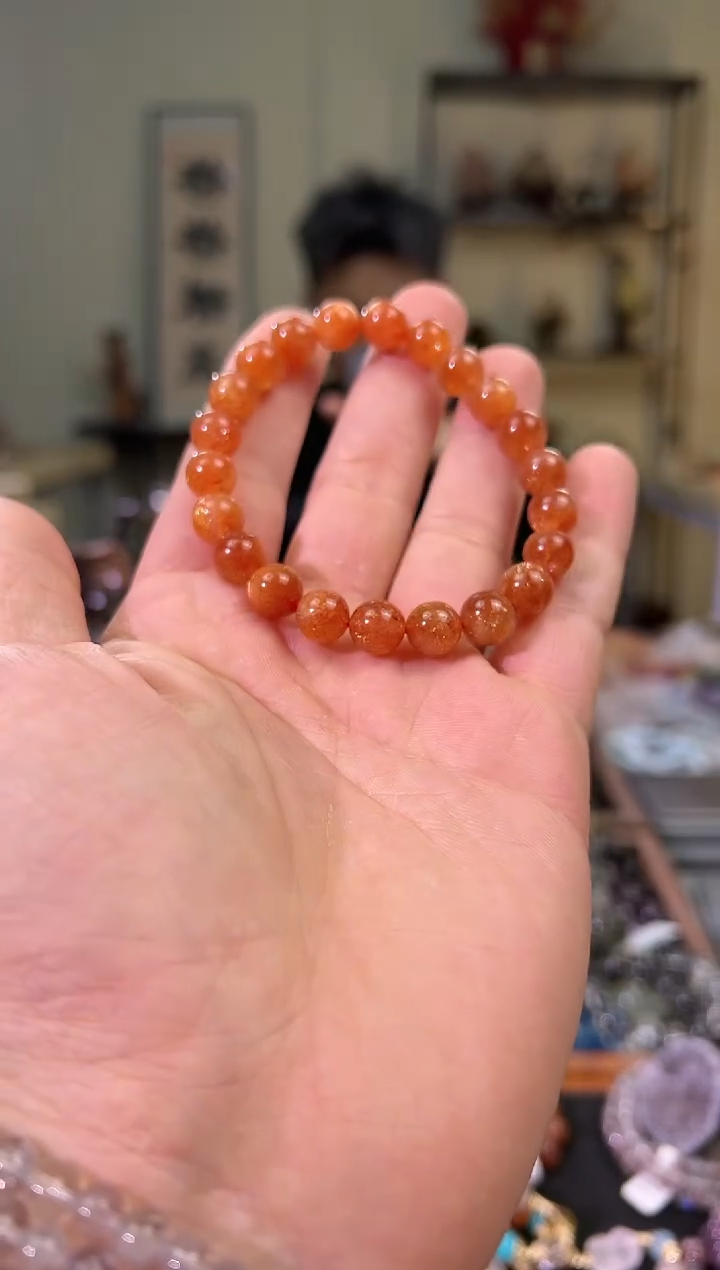 【闪购商品】日光石手串未镶嵌9+m金太阳手串（多样性发其一）