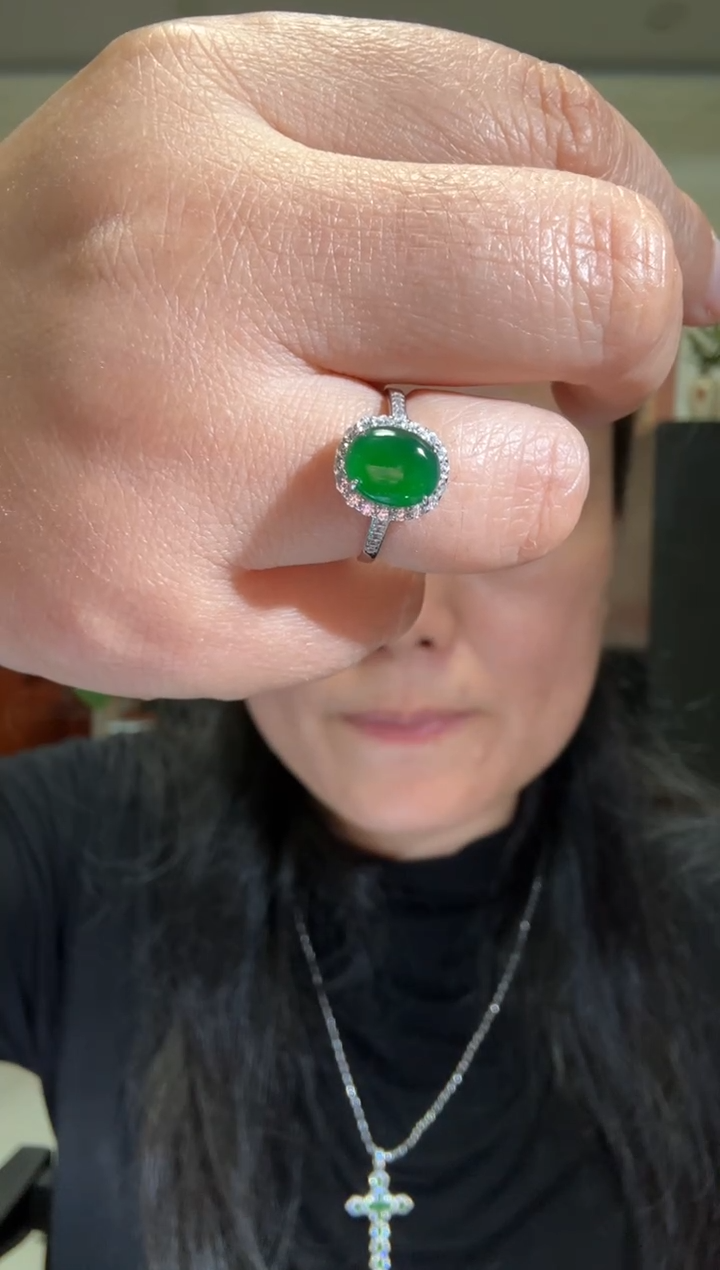 颈饰银S925镶嵌翡翠00006191