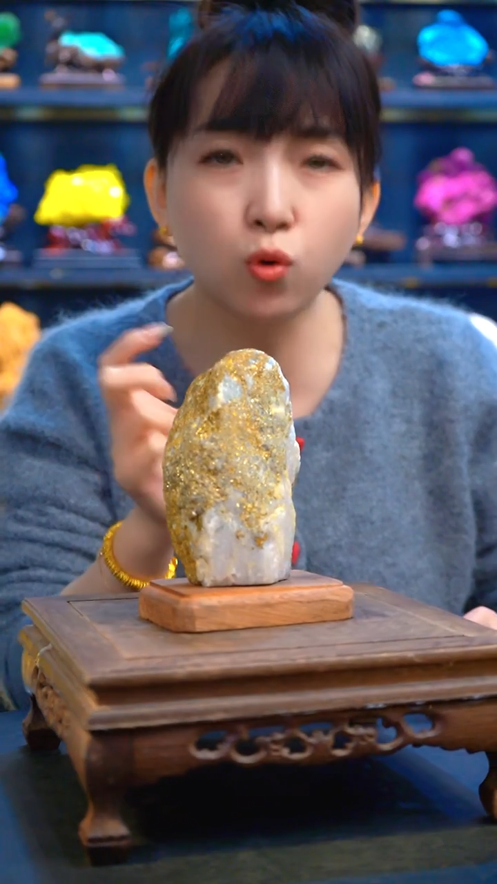 石材精品矿石晶体摆件