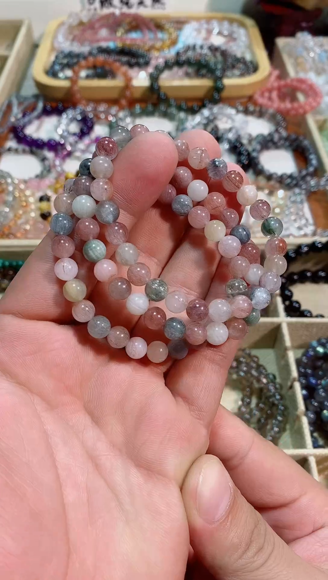 【闪购商品】水晶手链未镶嵌彩兔毛7M+ （多样性发其一）