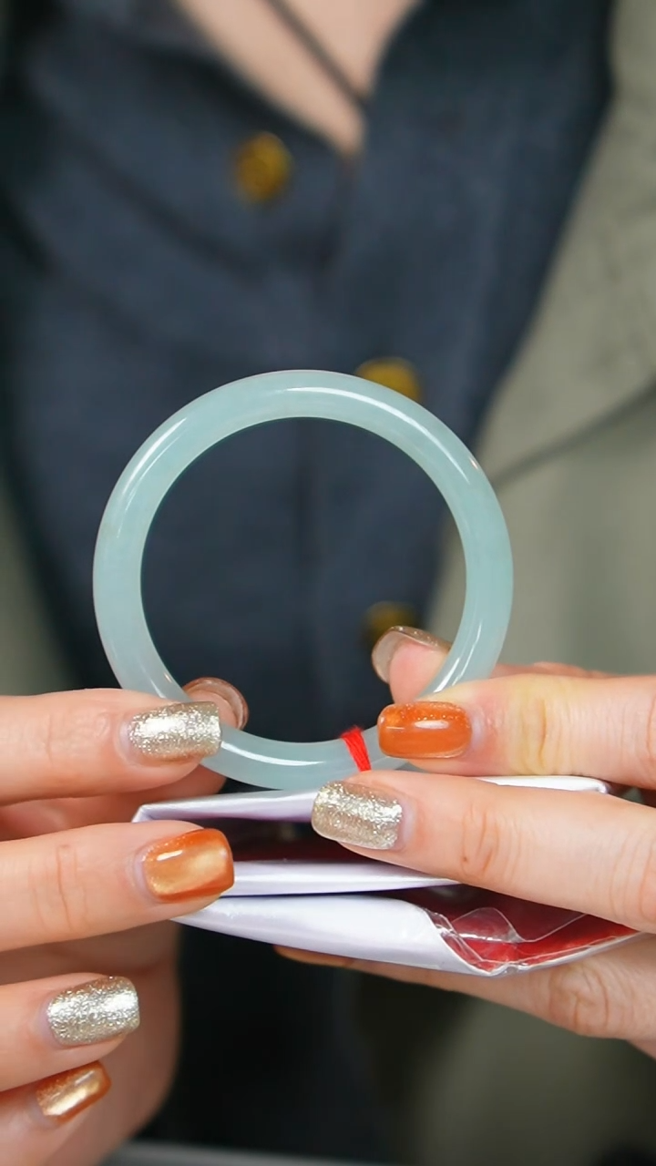 【闪购商品】翡翠手镯未镶嵌72号-52#圆条/姿/2