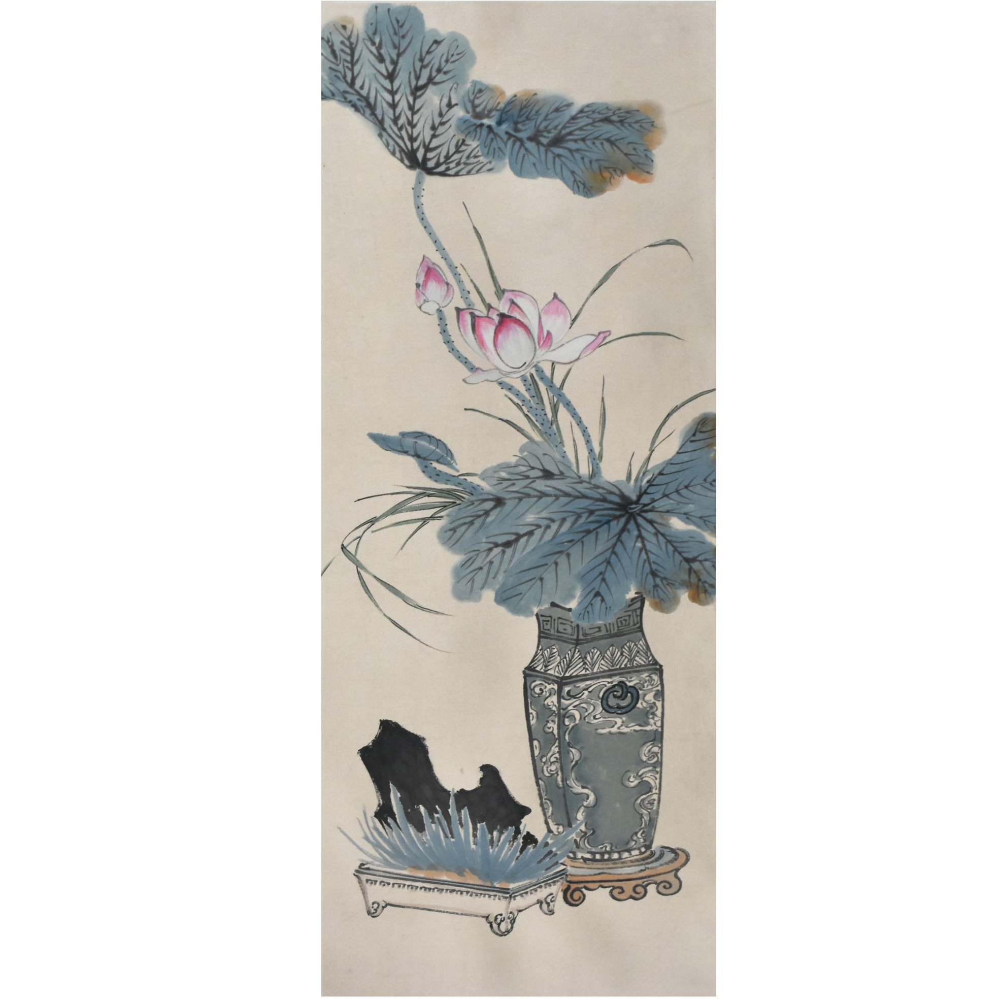 HM5024 花卉 83×37 纸本立轴 2.7平尺