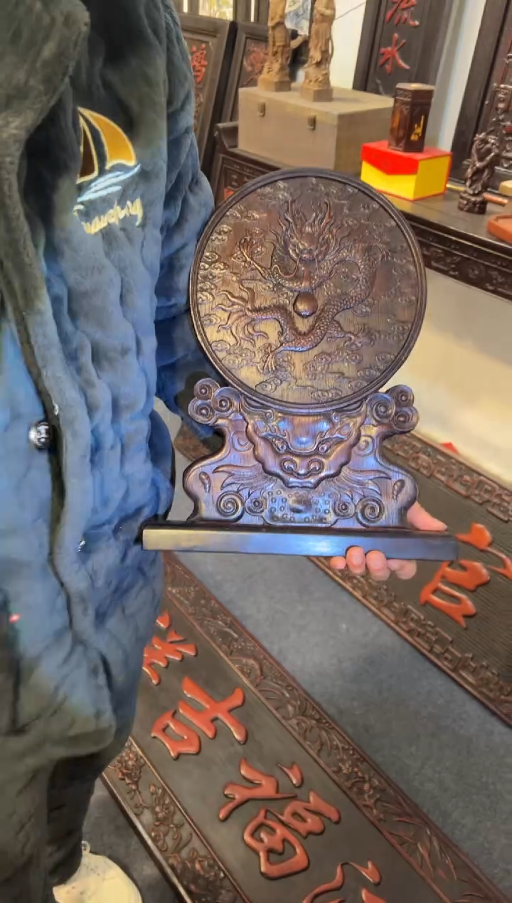 【闪购商品】非洲紫檀（红花梨）木雕牌匾