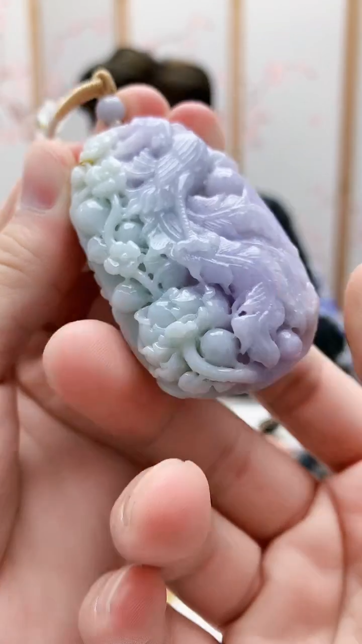 未镶嵌定制翡翠5163bb-毛货挂件5