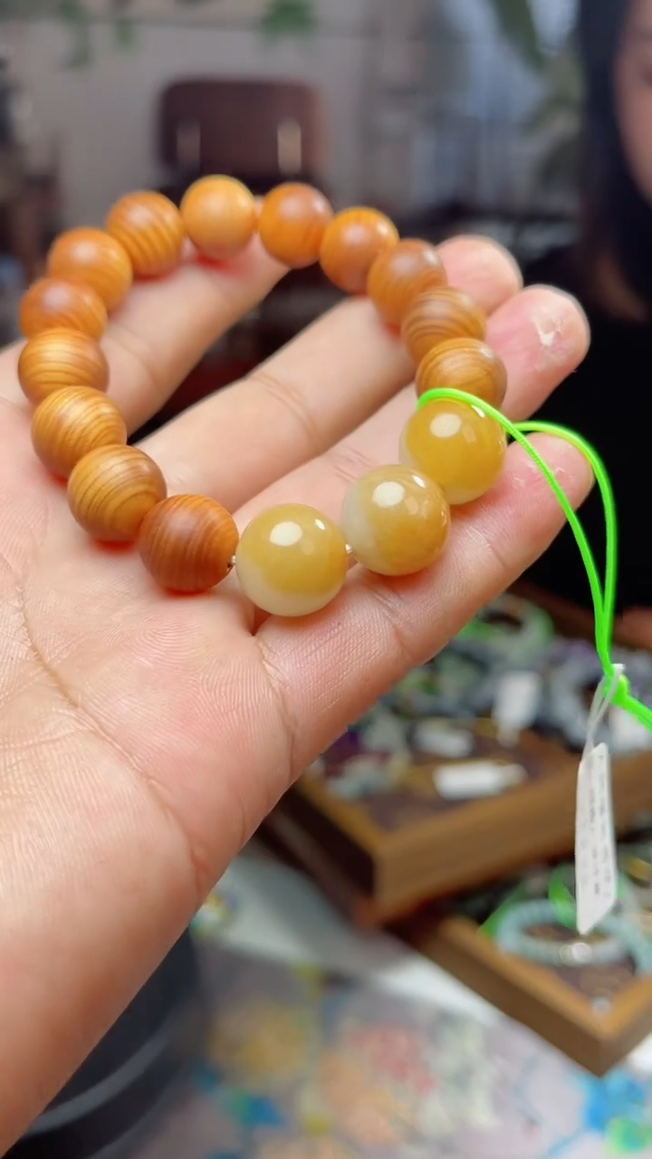 未镶嵌手链翡翠手串