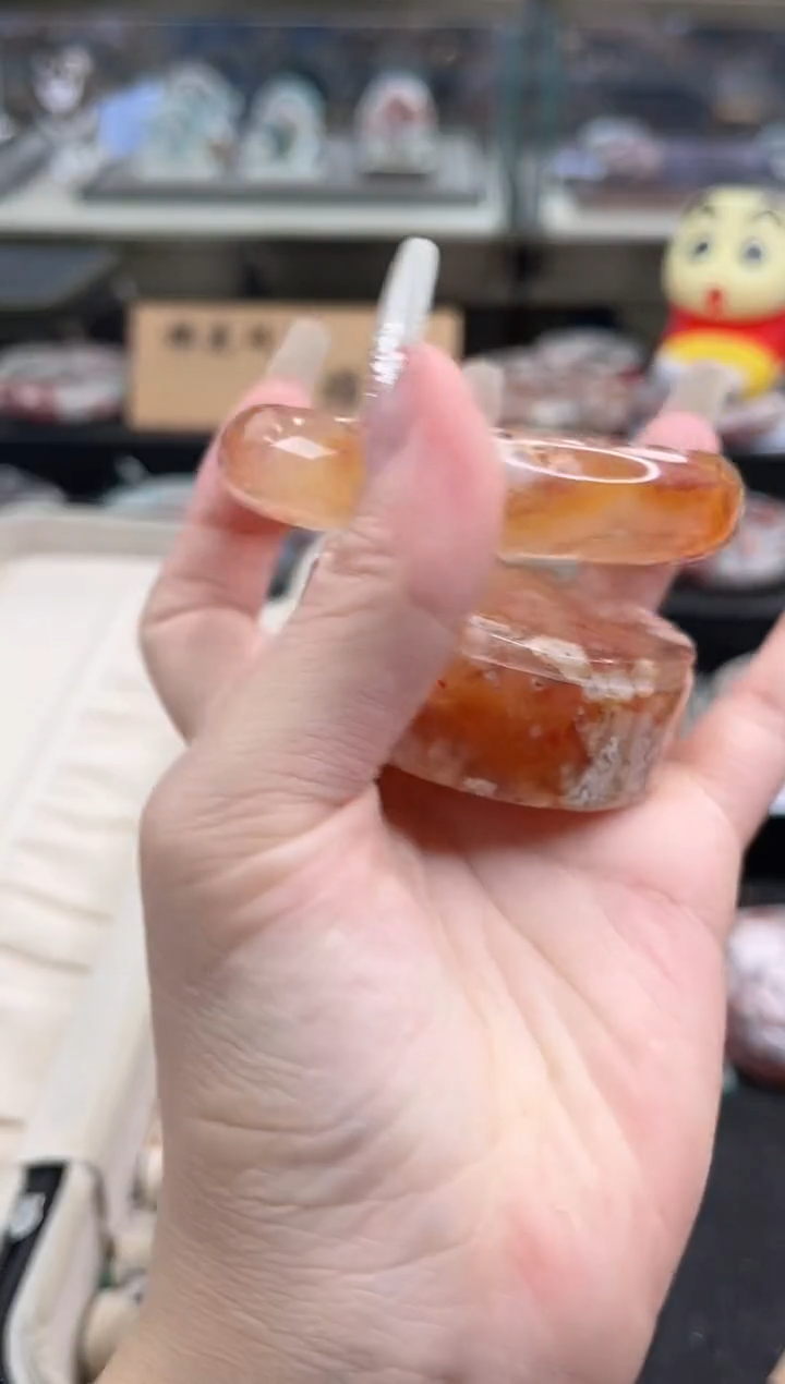 未镶嵌手镯石英质玉尘*丷圈口（赠品镯心）