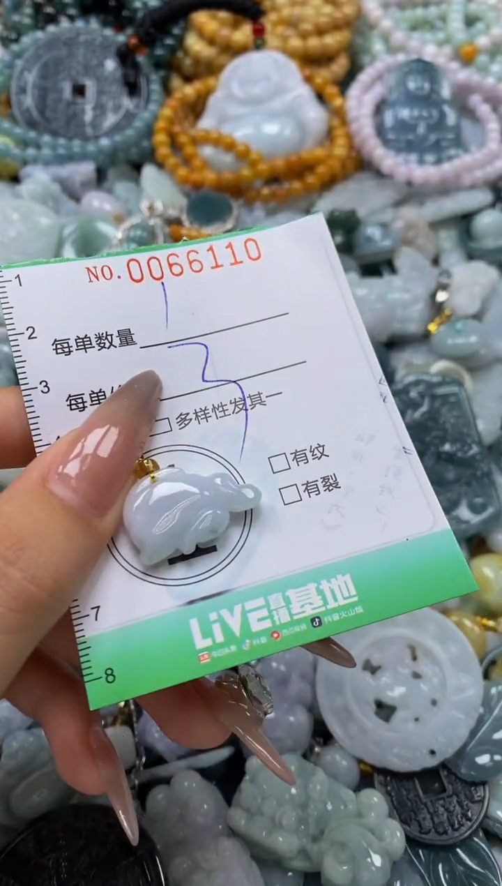 翡翠未镶嵌颈饰闪购0066110