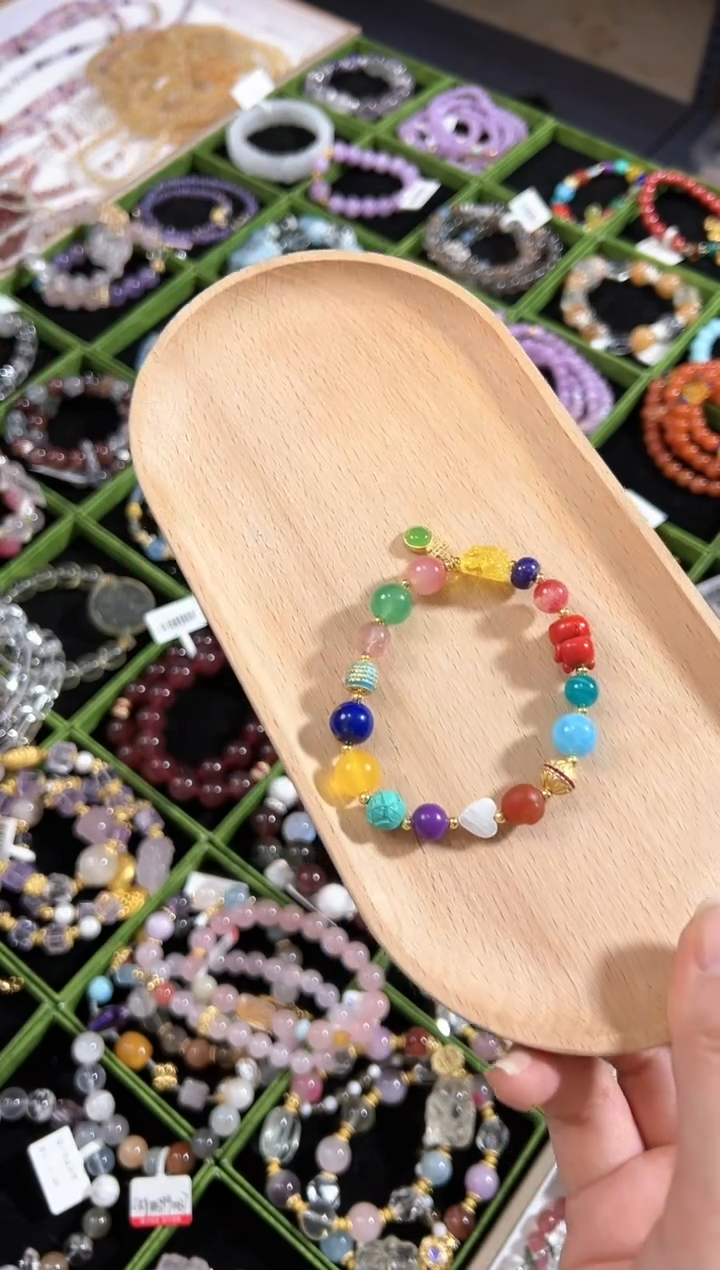 【闪购商品】水晶手链未镶嵌颜色微差多样性发货发其一