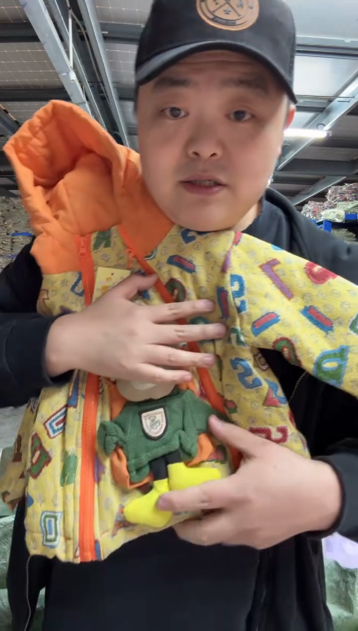 沉**金女童外套176 90