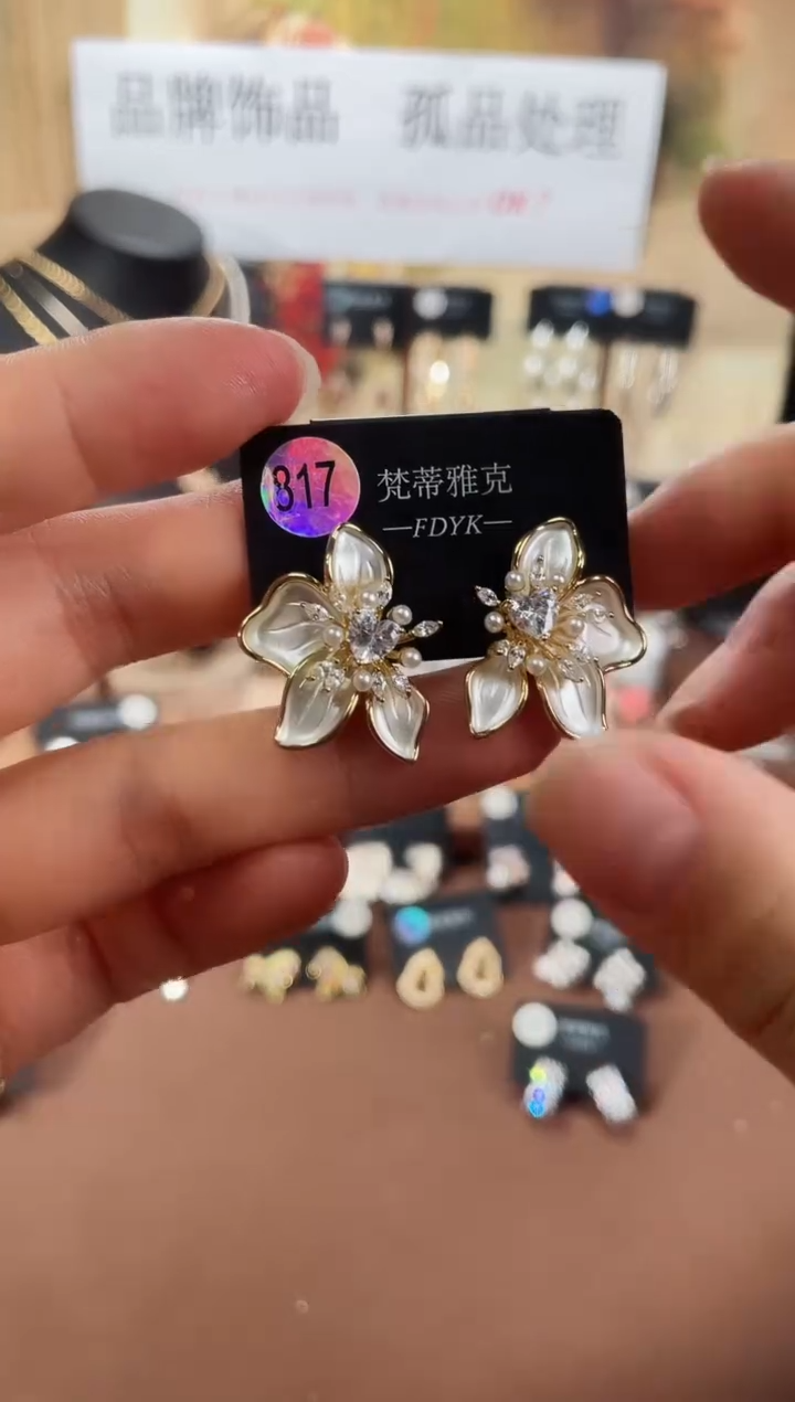 合金925银锆石梵817