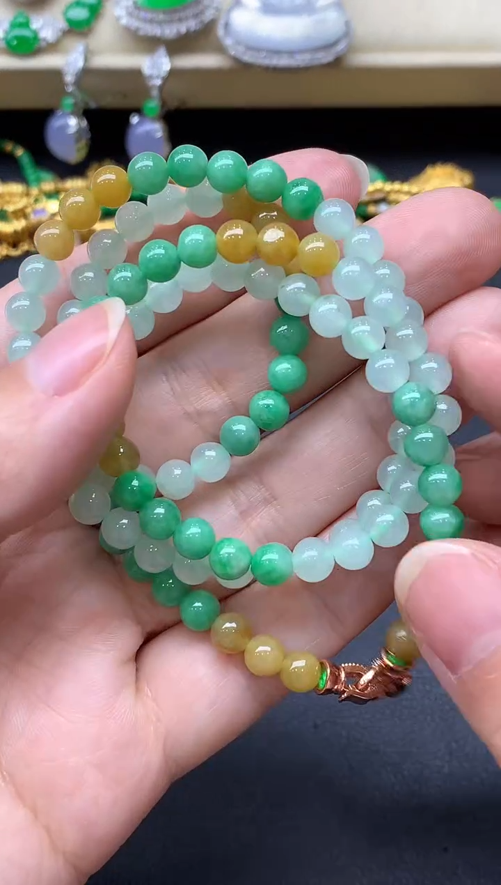 翡翠未镶嵌颈饰434中国好珍宝