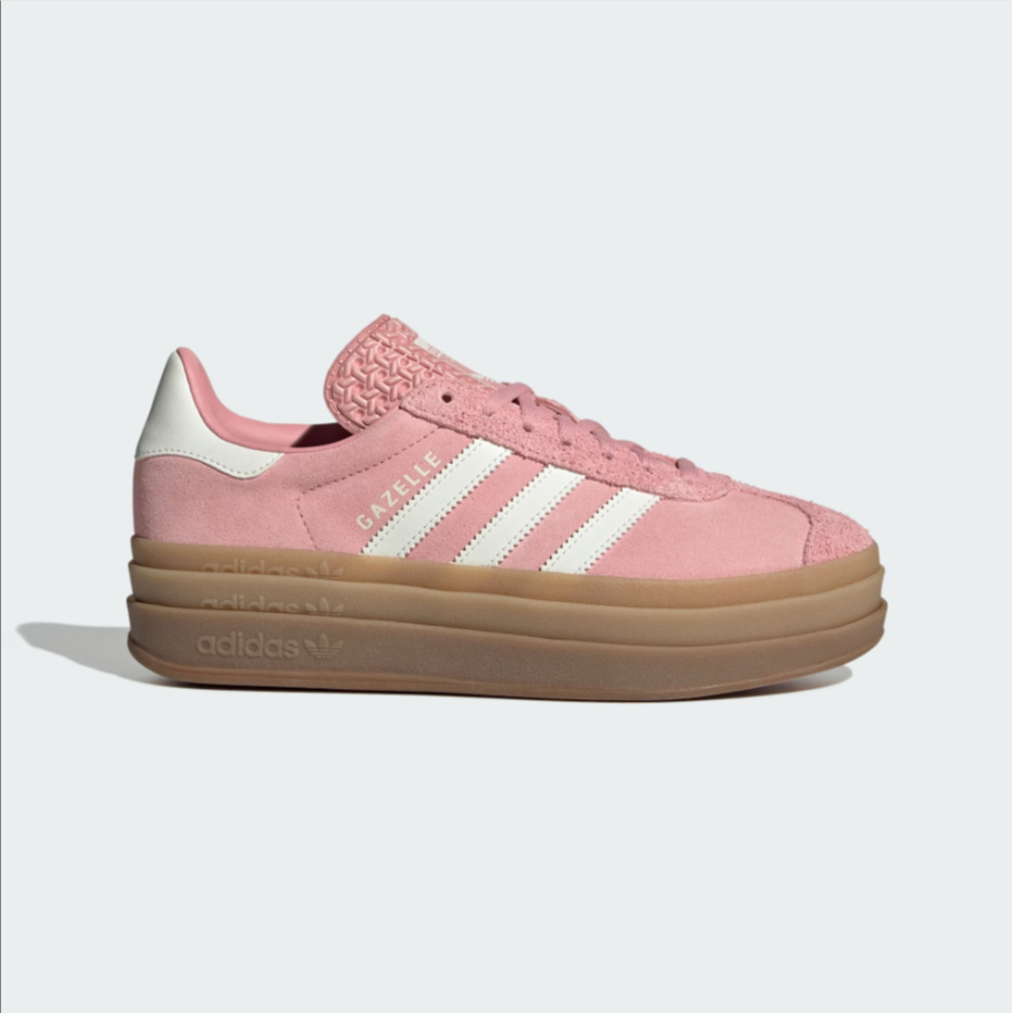 阿迪达斯GAZELLE BOLD SHOES 经典厚底运动板鞋「T头鞋」JS3903