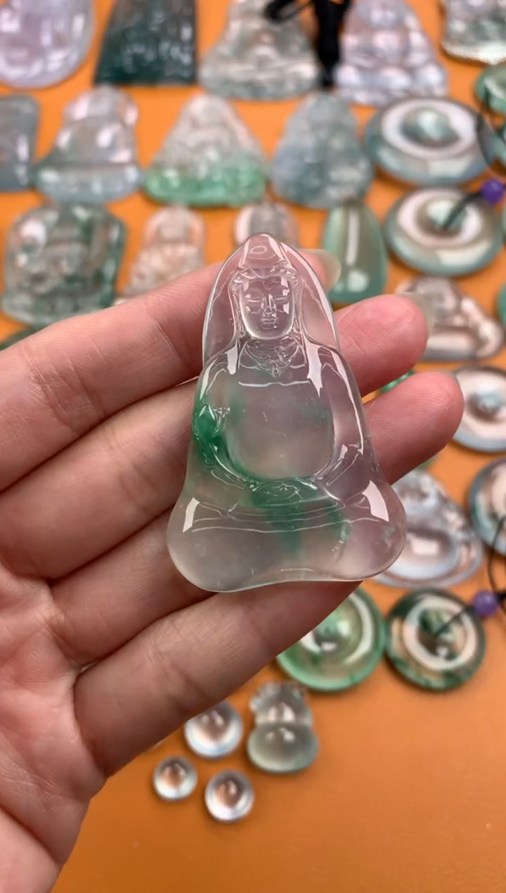 【闪购商品】翡翠颈饰未镶嵌47-32.3-5.1