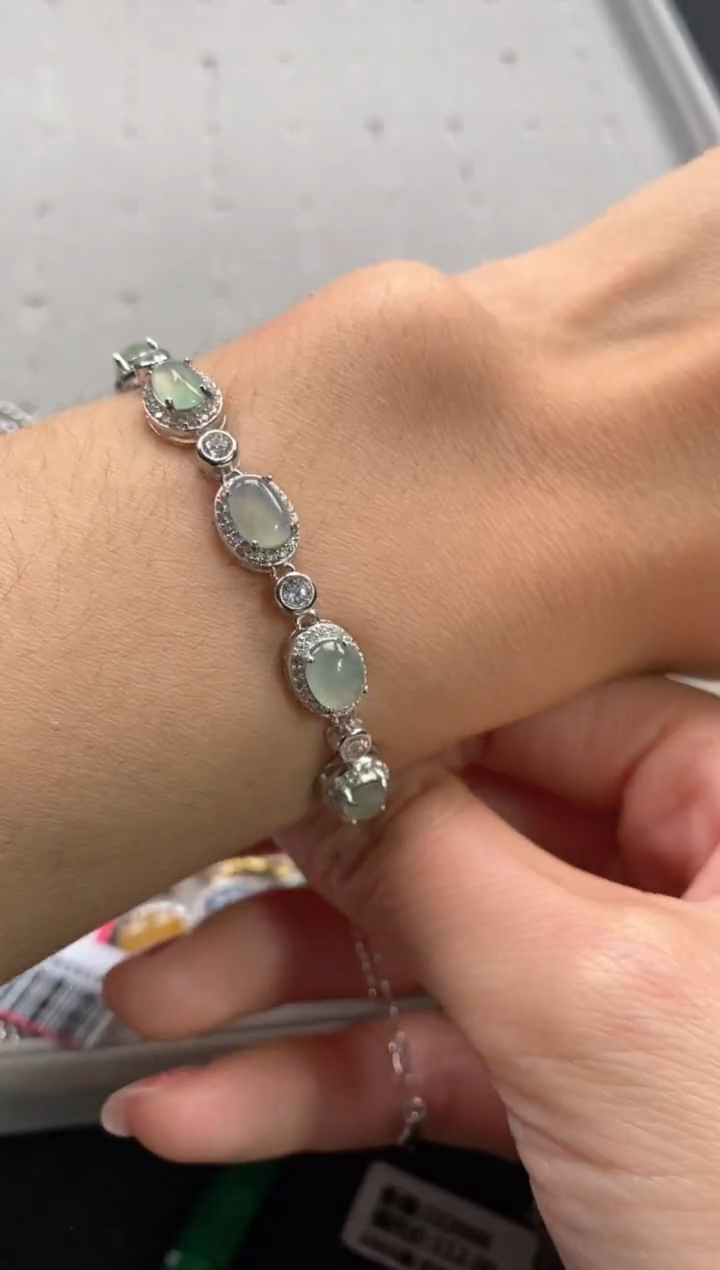 【闪购商品】翡翠戒指银S925镶嵌22222222    3
