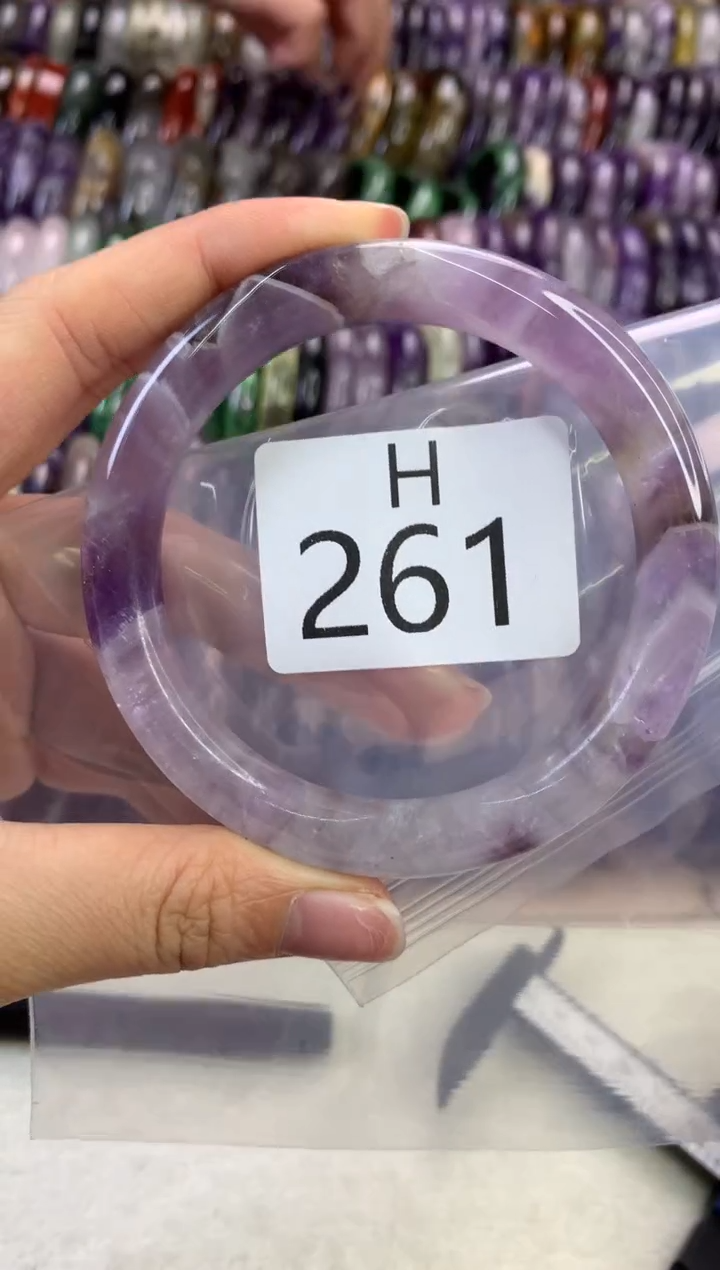 【闪购商品】水晶水晶手镯H未镶嵌261-58