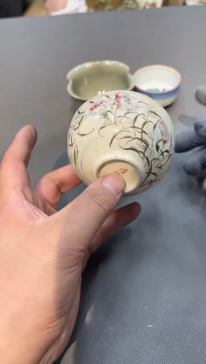 陶瓷辋*工艺品小四孤品收藏