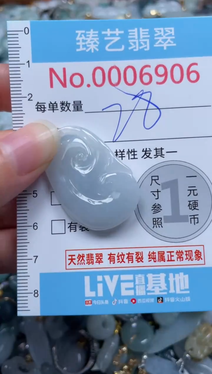 颈饰未镶嵌翡翠6906