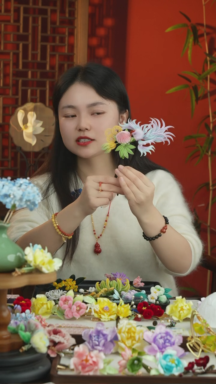 刺绣闪购纯手工非遗国风饰品