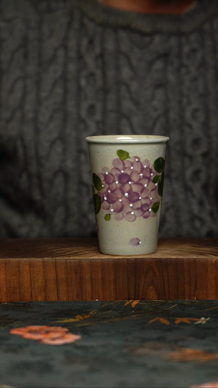 瓷片釉下彩手工手绘同款