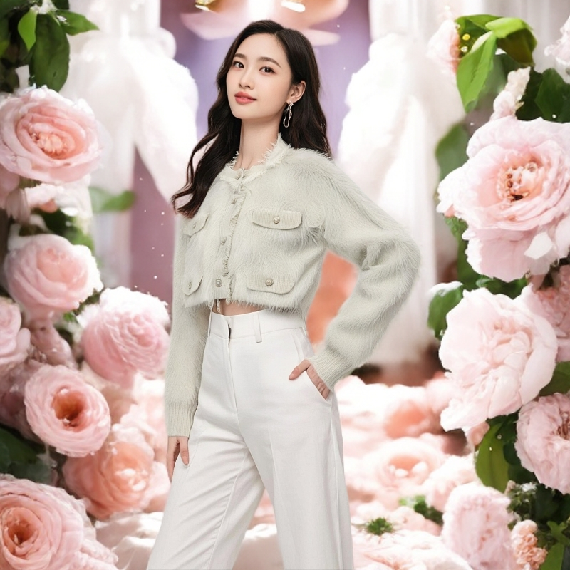 【01——999】【直播间扣号】精品撤柜孤品时尚百搭针织小香风开衫毛衣