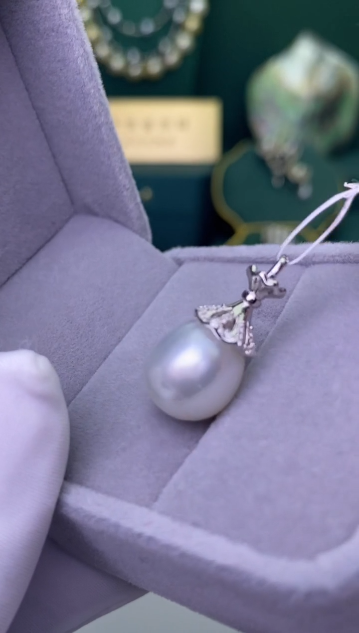 【闪购商品】海水珍珠颈饰银S925镶嵌1