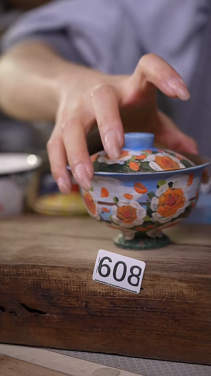 【闪购商品】瓷片油画风·彩绘·设计师石一款