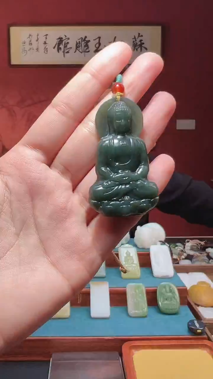 吊坠(不含链)未镶嵌和田玉19