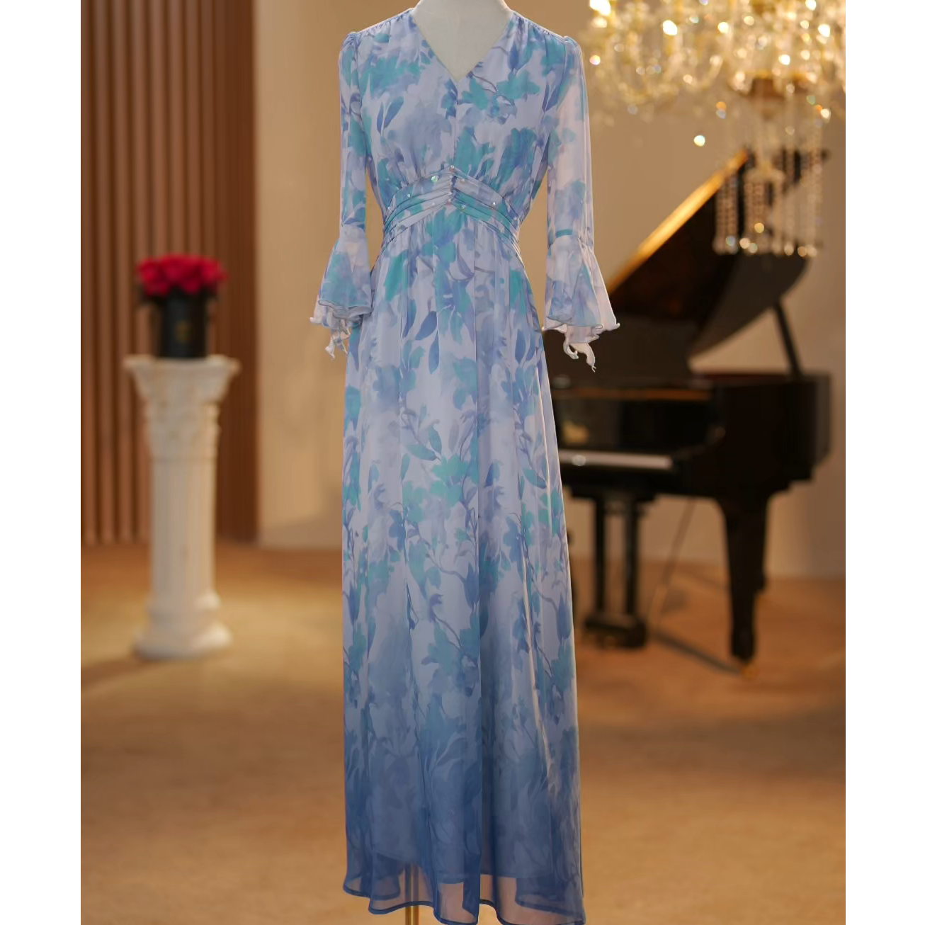 【JOSIE定制】夏季度假风显瘦日常仙气时尚设计师连衣裙-YL20263