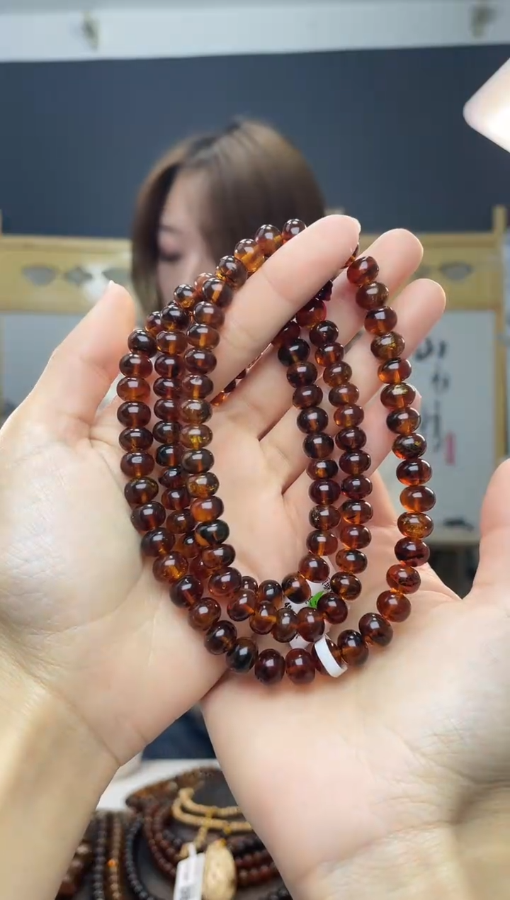 【闪购商品】琥珀裸石未镶嵌抚顺琥珀8+龙滴血108