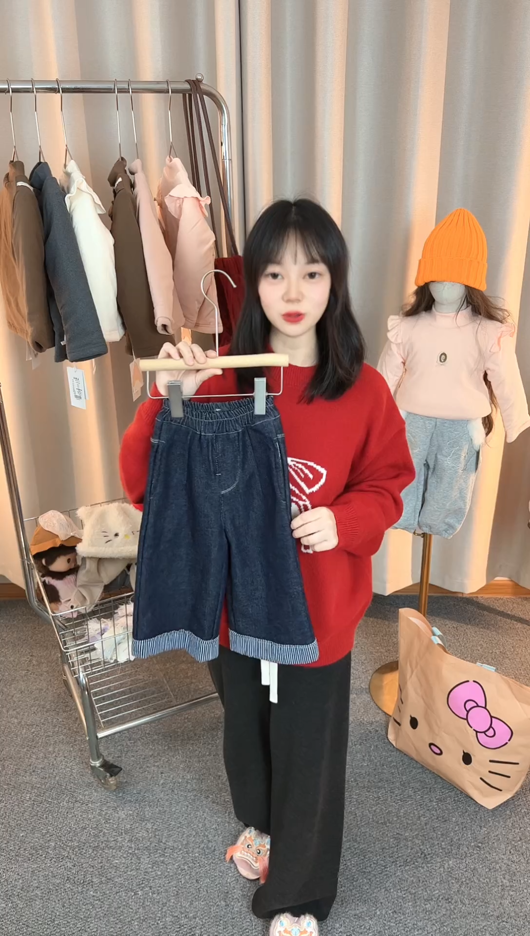 加厚长裤小童90码DK008