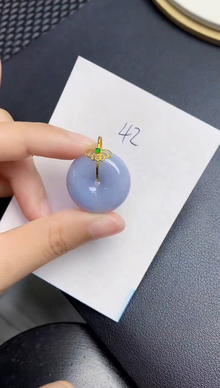 【闪购商品】翡翠颈饰18K金镶嵌000000000