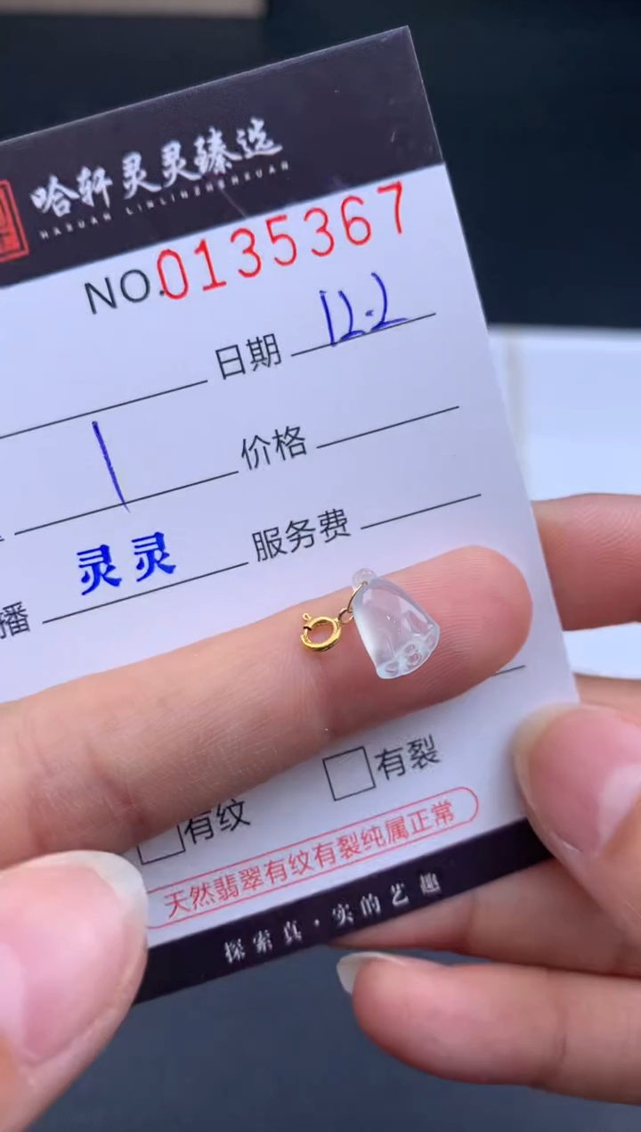 吊坠(不含链)未镶嵌翡翠哈轩  挂件1