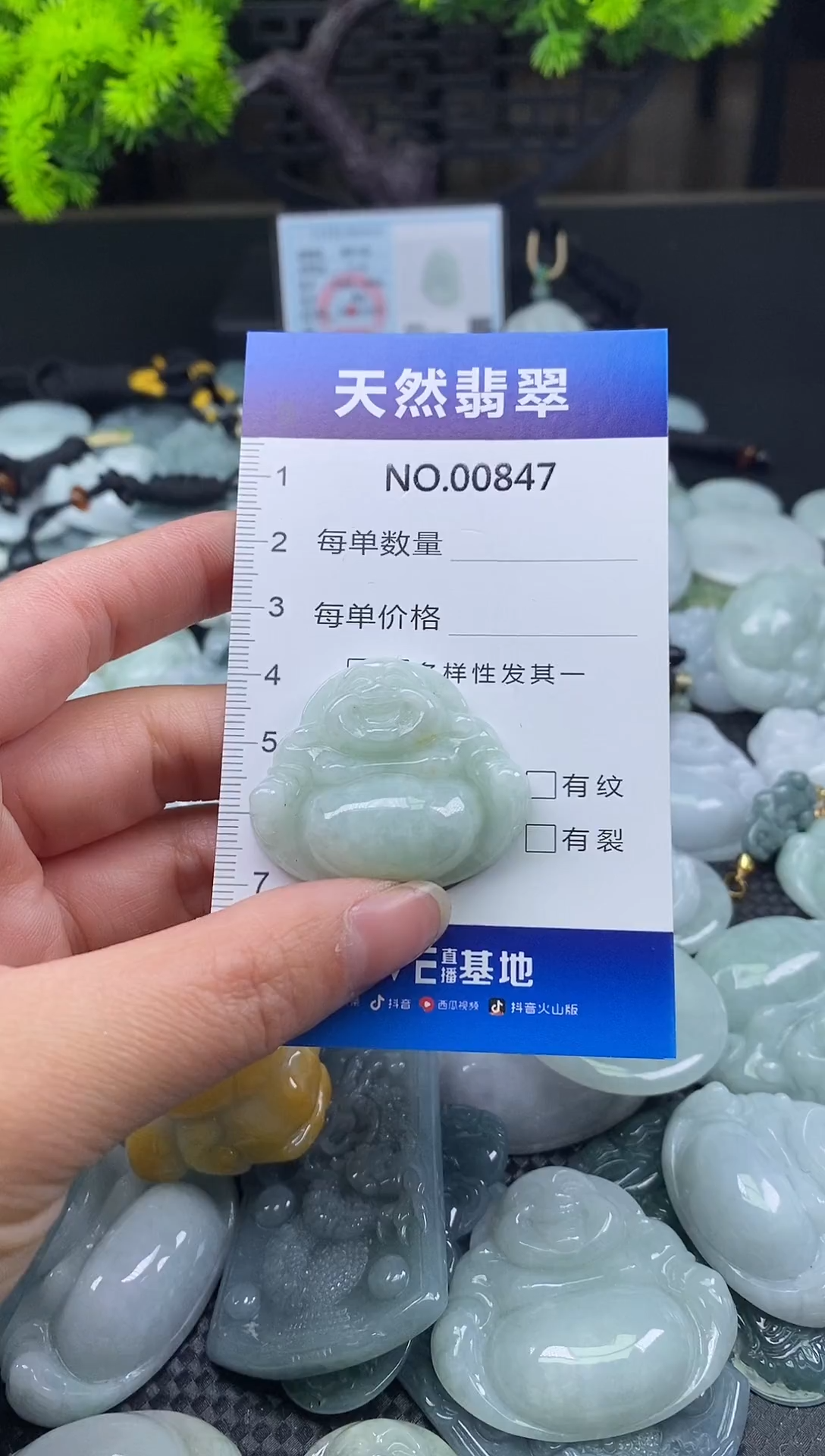 颈饰未镶嵌翡翠天然缅甸翡翠847