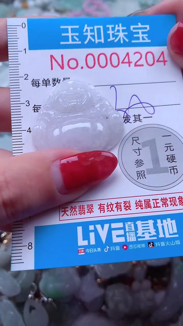 吊坠(不含链)未镶嵌翡翠4204
