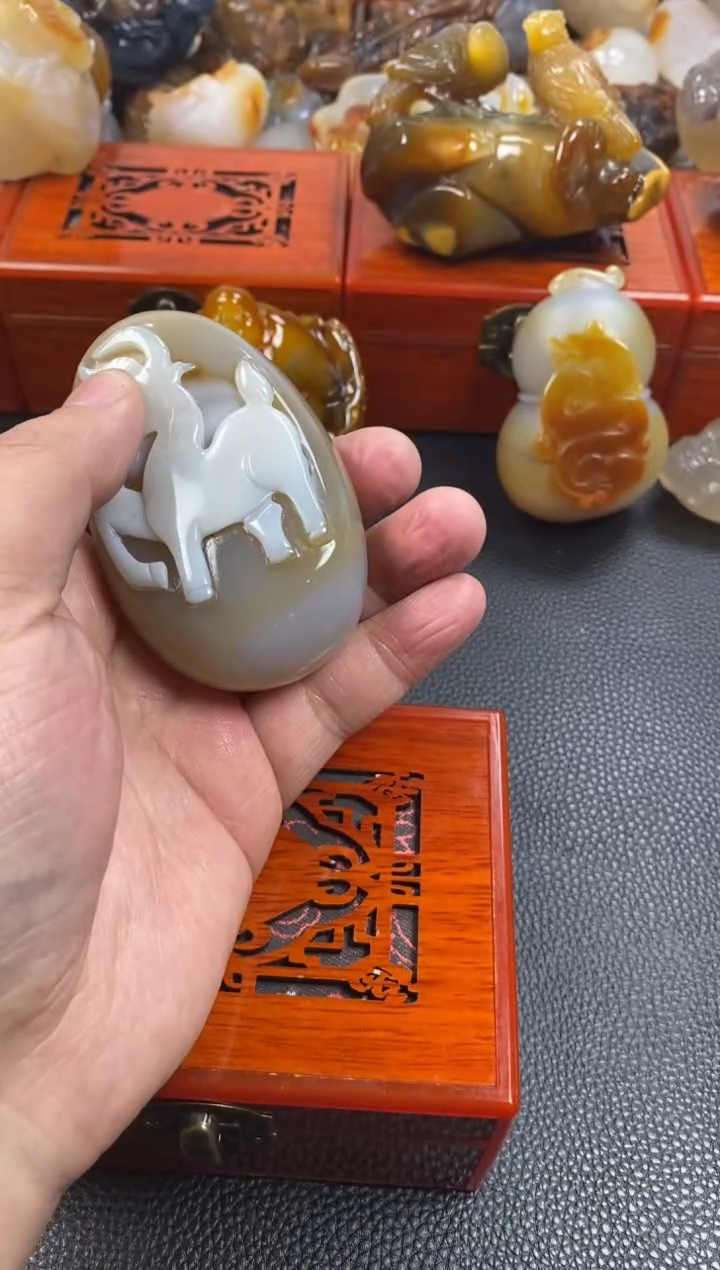 【闪购商品】玛瑙/玉髓手把1未镶嵌1