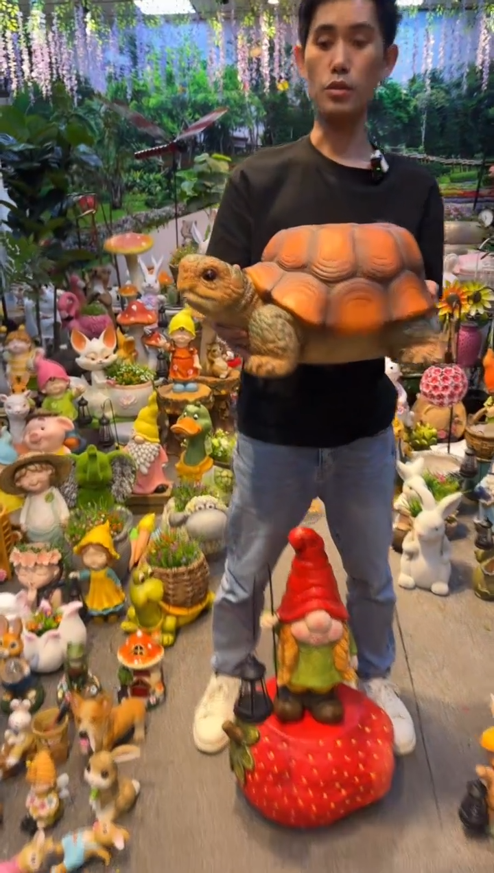 无花朵花园庭院摆件&00&