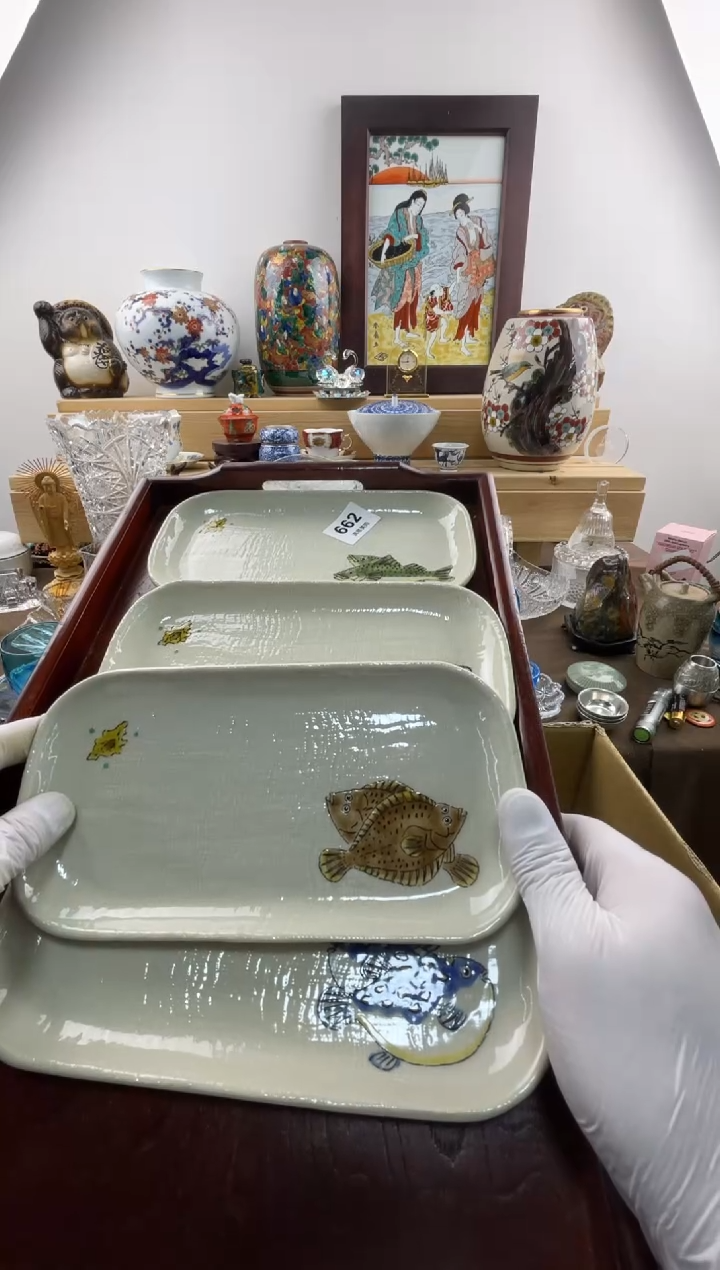瓷片不*五片盘子662