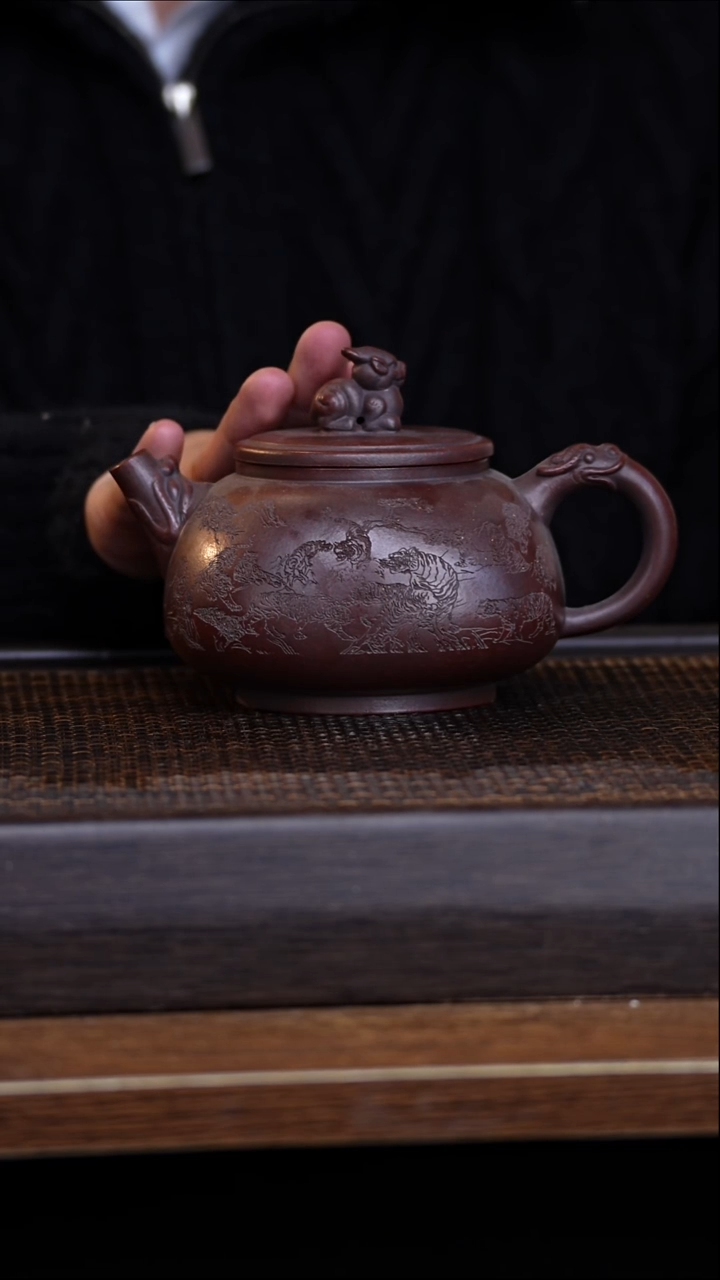 茶壶紫砂宜兴手工原矿紫砂壶001