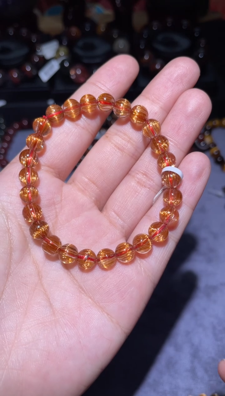 【闪购商品】水晶手链未镶嵌发晶7mm-24