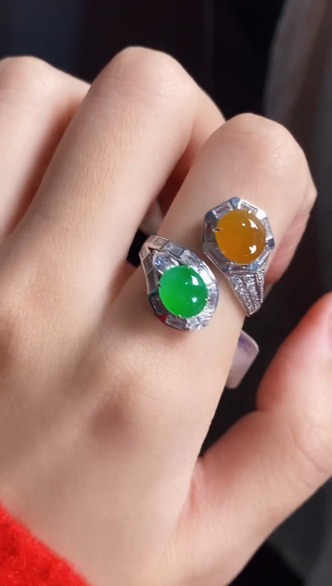 未镶嵌戒指翡翠天然A货翡翠171